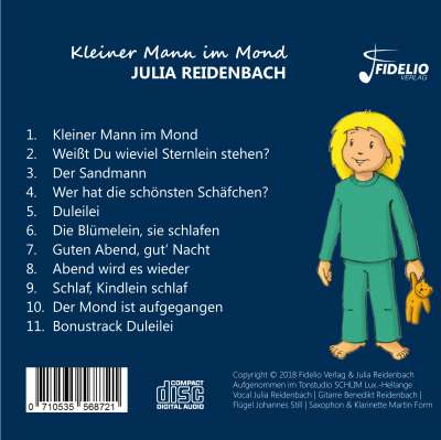 CD Kleiner Mann im Mond | Schlaflieder von Julia – Bild 2